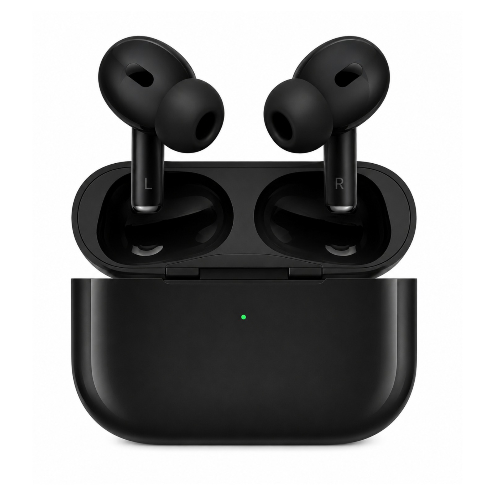 True Wireless Bluetooth Earbuds with Charging Case – Black | Noise Reduction | Touch Control